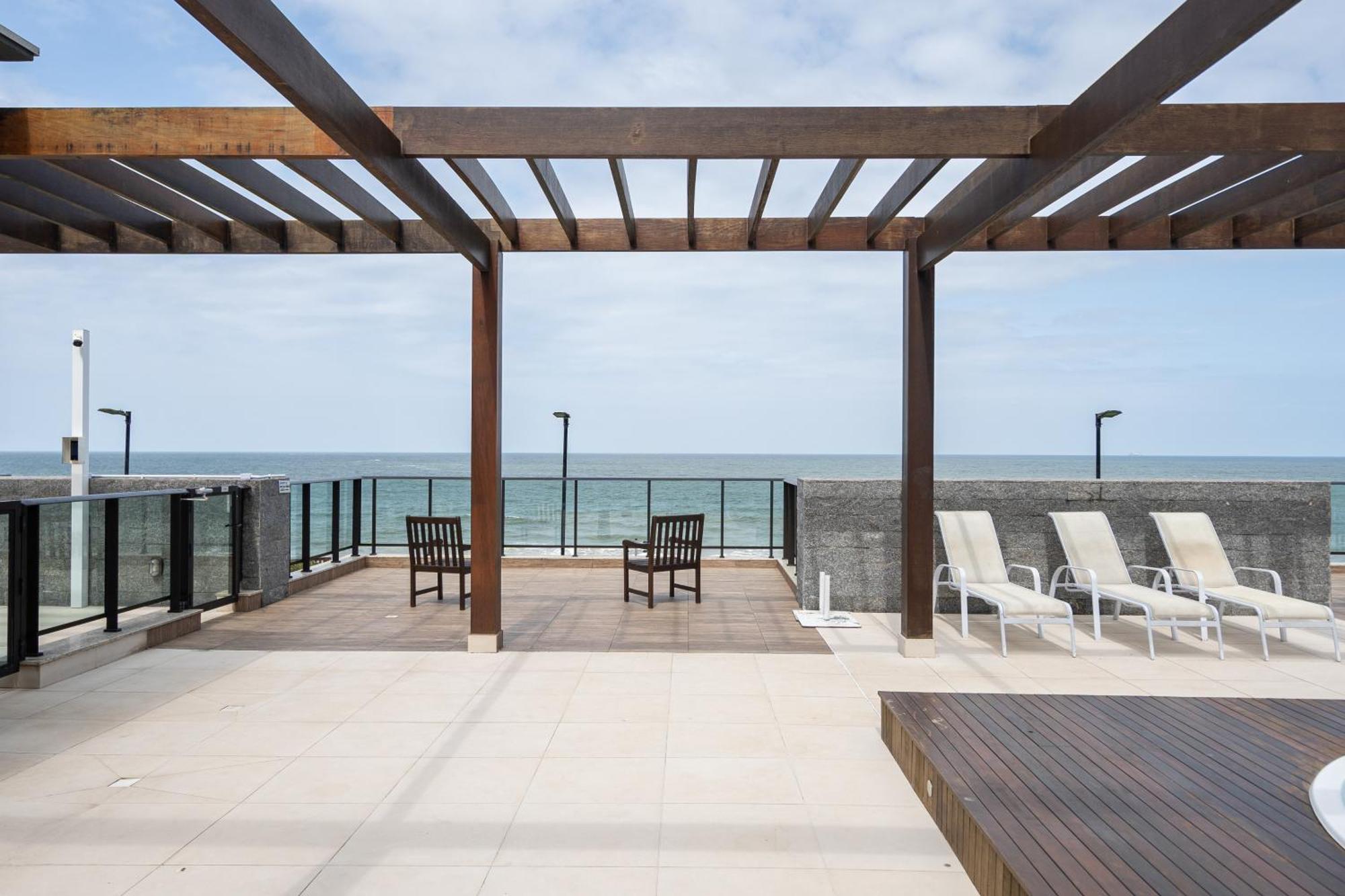 Aptos Completos Com Vista Mar Pe Na Areia Em Barra Velha Em Condominio Resort Com Spa, Piscina, Quadra De Futebol, Sala De Jogos, Brinquedoteca, Complexo Com Diversos Comercios Buitenkant foto